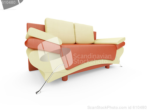 Image of Sofa over white
