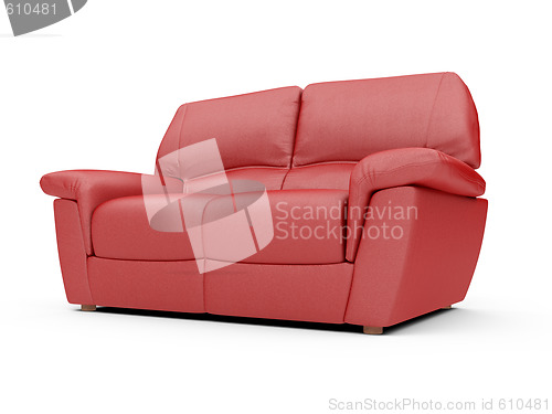 Image of Sofa over white