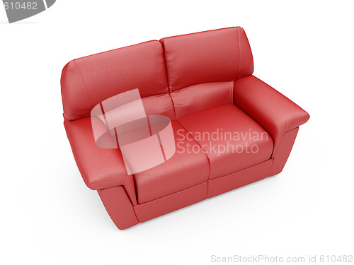 Image of Sofa over white