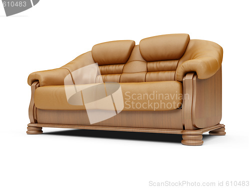 Image of Sofa over white