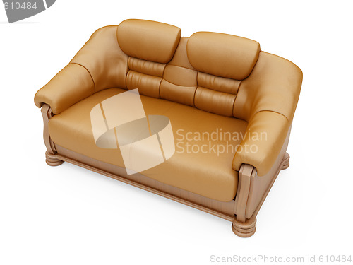 Image of Sofa over white