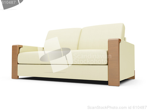 Image of Sofa over white