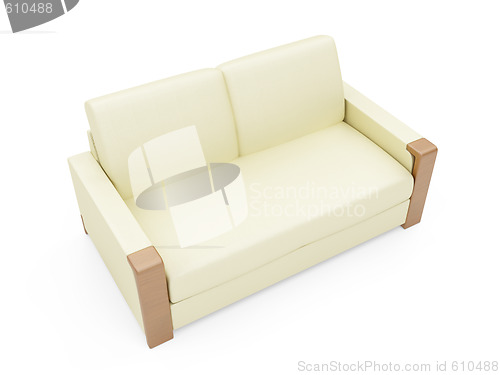 Image of Sofa over white