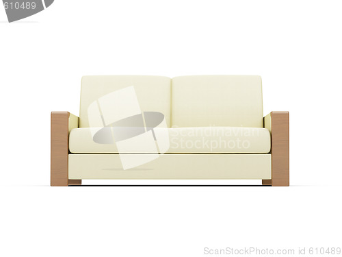 Image of Sofa over white