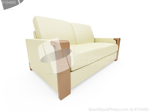 Image of Sofa over white