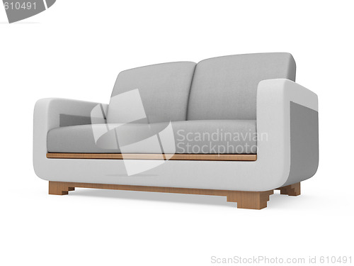 Image of Sofa over white