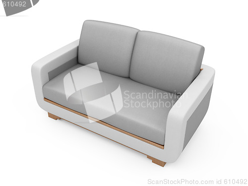 Image of Sofa over white