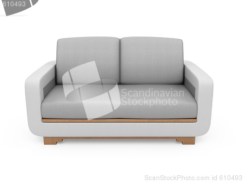 Image of Sofa over white