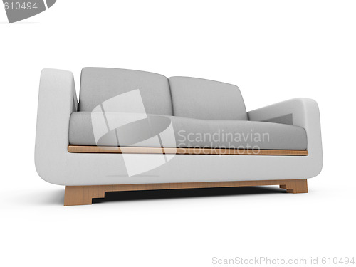 Image of Sofa over white