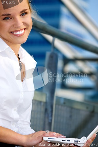 Image of woman with laptop
