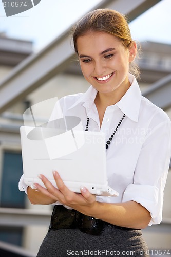 Image of woman with laptop
