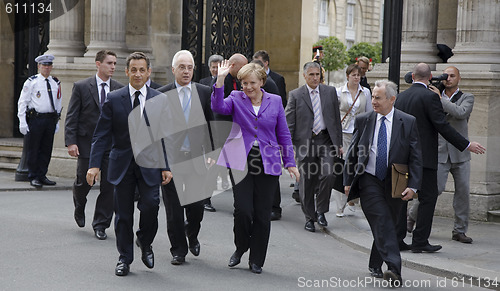 Image of Sarkozy and Merkel