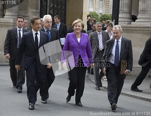 Image of Sarkozy and Merkel