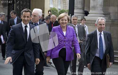 Image of Sarkozy and Merkel