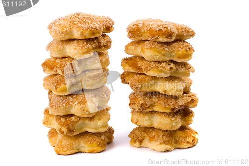 Image of two stacks of cookies