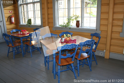 Image of cafe interior in Kongsberg