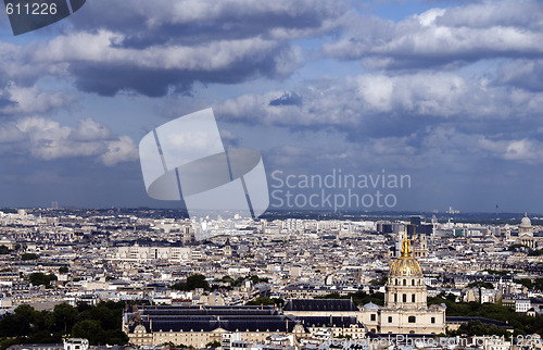 Image of cityscape view of paris france