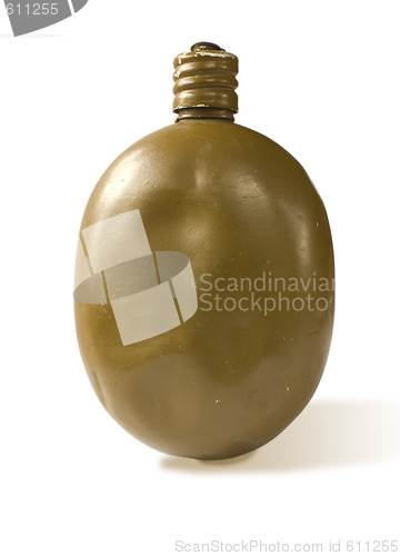 Image of soviet metal flask