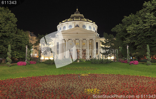 Image of Romanian Athenaeum-night image