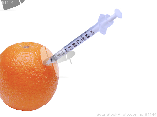 Image of Syringe in orange