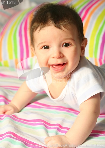 Image of laughing baby