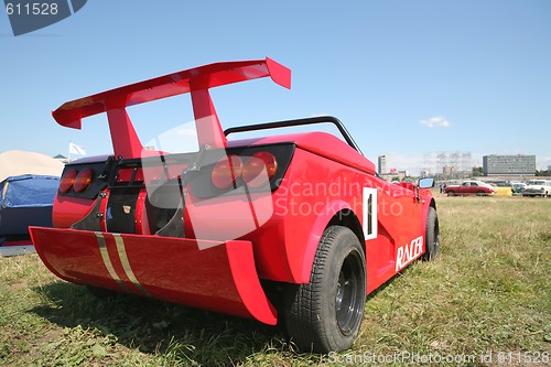 Image of red sport car