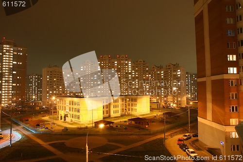 Image of usual moscow courtyard