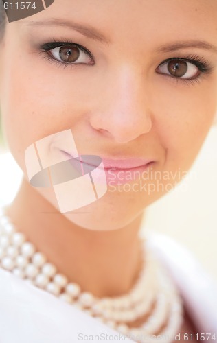 Image of close-up portrait young girl