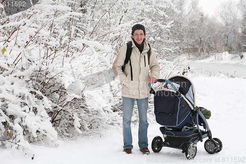 Image of smiling father