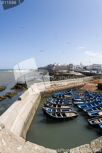 Image of view of medina and old city essaouira morocco africa