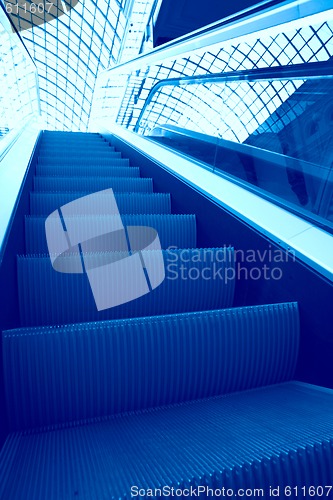 Image of escalator steps