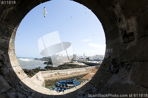 Image of view of medina and old city essaouira morocco africa