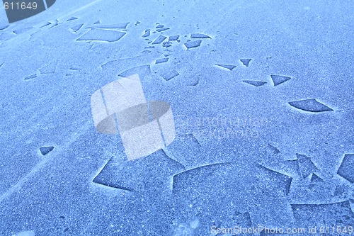 Image of frozen lake