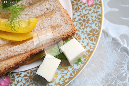 Image of Meal, Fragment of the Toast