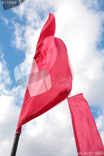 Image of red flags