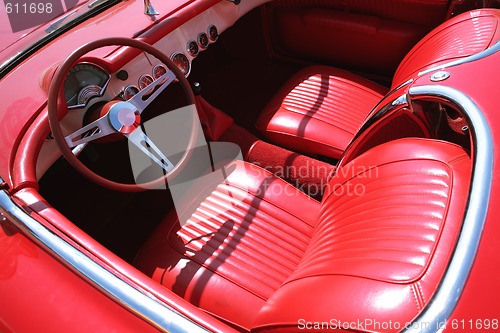 Image of Red Car 60-70's