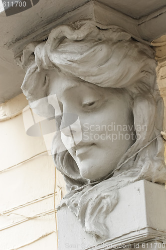 Image of Sculpture, Woman Face