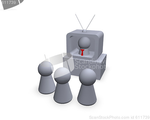 Image of tv news