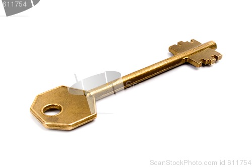 Image of old golden key