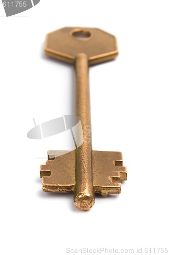 Image of old golden key