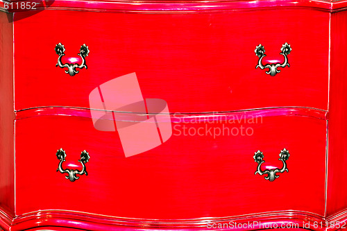 Image of Red drawers 2