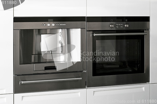 Image of Oven and coffee