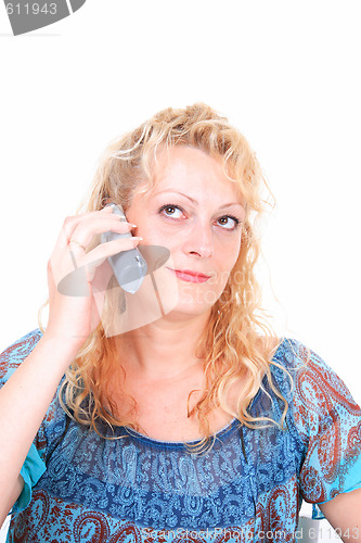 Image of Woman on the phone