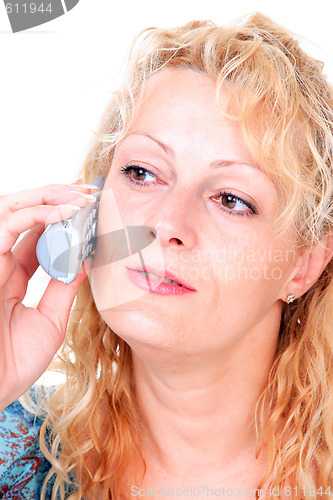 Image of Woman on the phone
