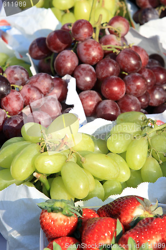 Image of Fruits on a market place