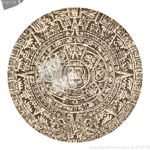Image of Aztec Calendar Sun Stone