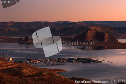 Image of Lake Powell marina