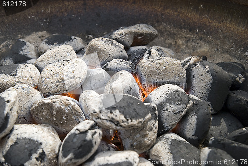 Image of Glowing coals.