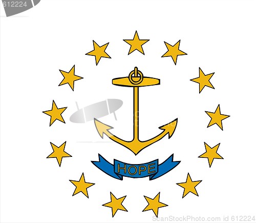 Image of Rhode Island Flag
