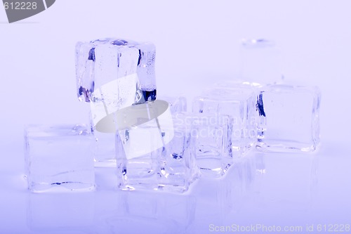 Image of stack of ice cubes